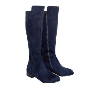 Vegan Suede Tall Boots